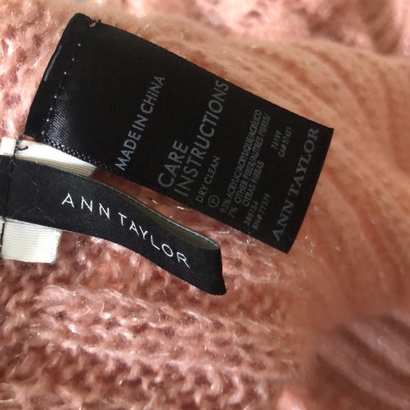 Ann Taylor Pink Knit Infinity Scarf - Picture 5 of 8